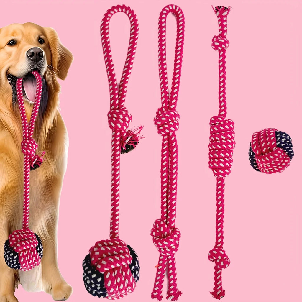 4Pcs Durable Dog Rope Toy