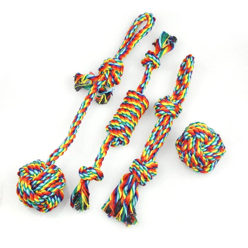 4Pcs Durable Dog Rope Toy