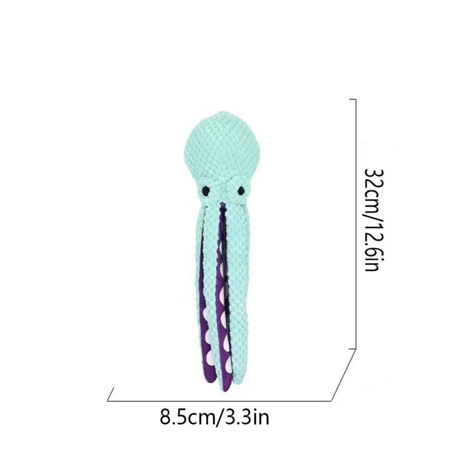 Pet Plush Octopus Toy