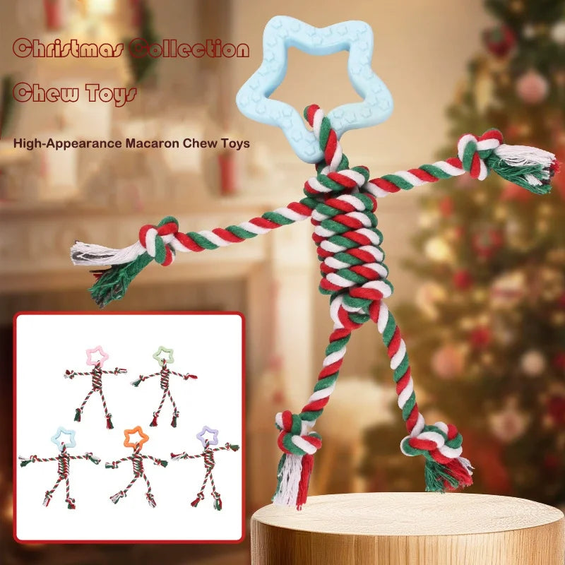 Colorful Cotton Rope Knot Toy