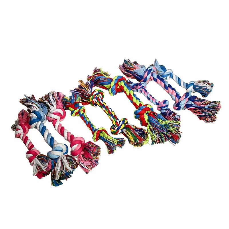 Colorful Cotton Rope Knot Toy