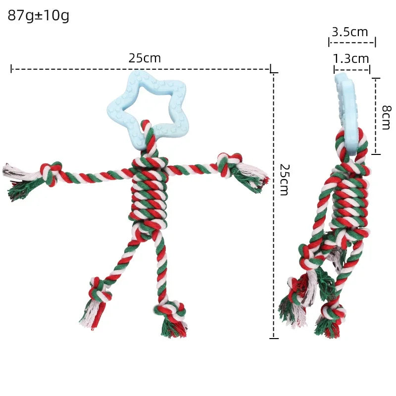 Colorful Cotton Rope Knot Toy