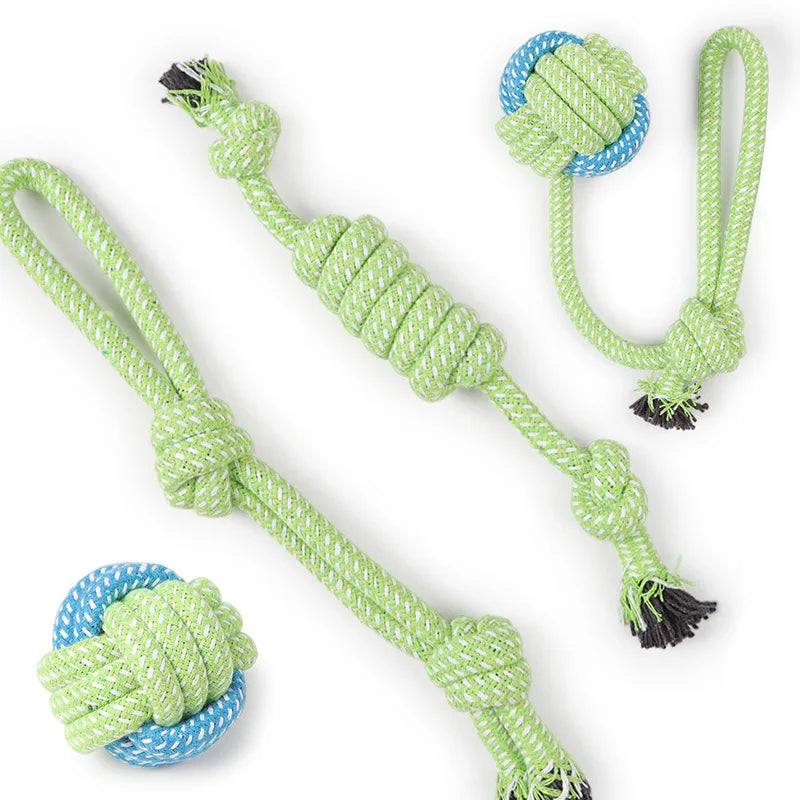 4Pcs Durable Dog Rope Toy
