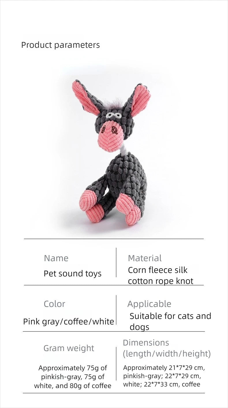 Plush Animal Dog Toy
