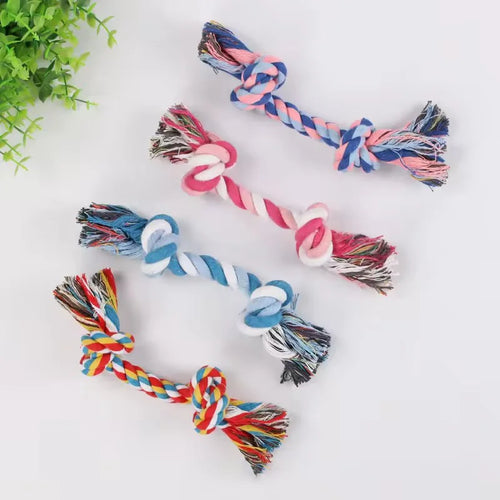 Colorful Cotton Rope Knot Toy