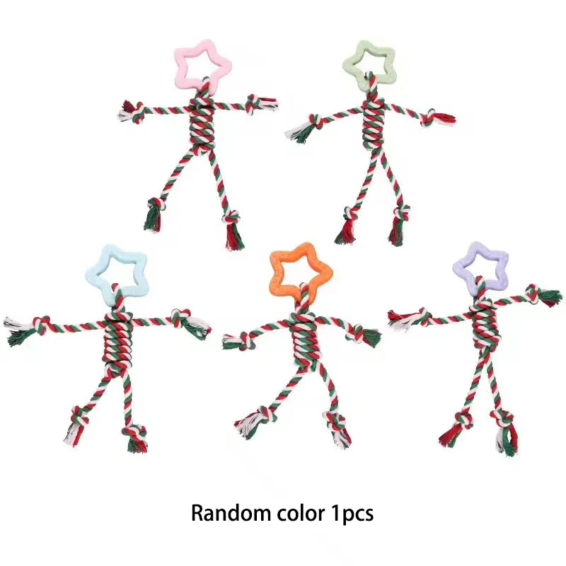 Colorful Cotton Rope Knot Toy