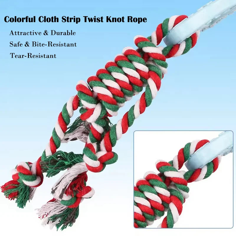 Colorful Cotton Rope Knot Toy