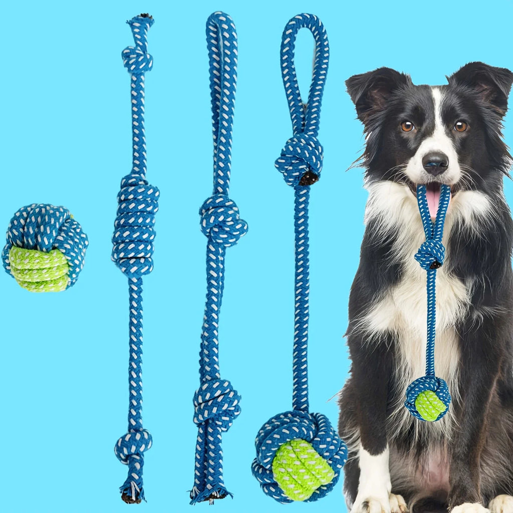 4Pcs Durable Dog Rope Toy